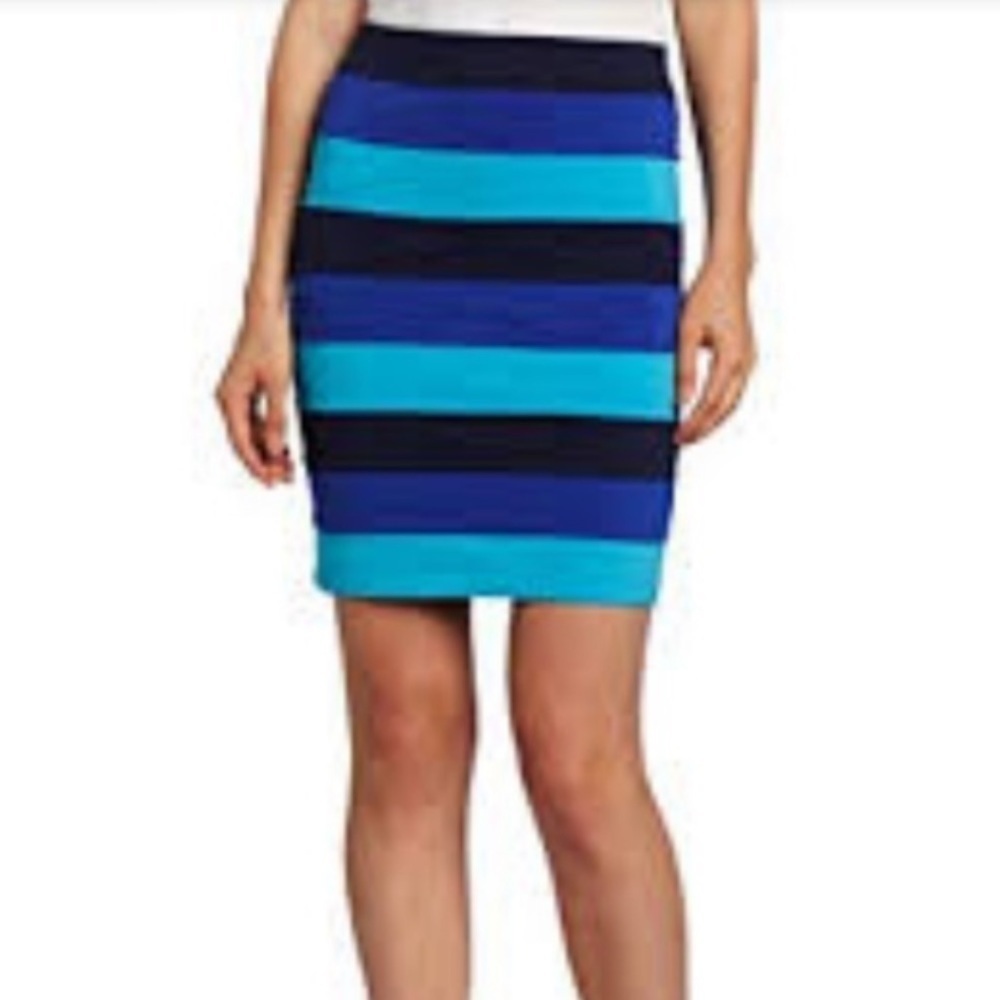 Lilly Pulitzer blue pencil bodycon skirt